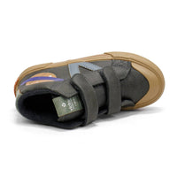 Victoria - Kids' Tribu Faux Leather Straps And Space Print Sneakers