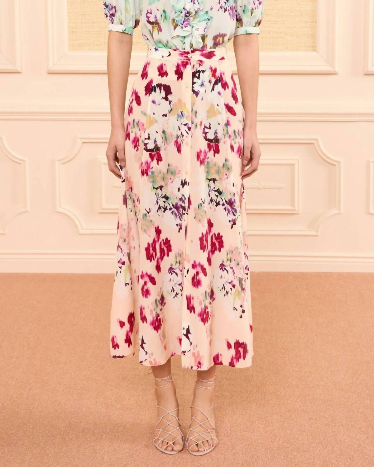 Ulla Johnson - Rowan Silk Midi Skirt