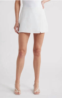 STEVE MADDEN Avalon Skort in white 1 - women's shorts