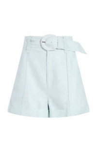 Cinq A Sept - Aldi Belted Wide-leg Linen Shorts