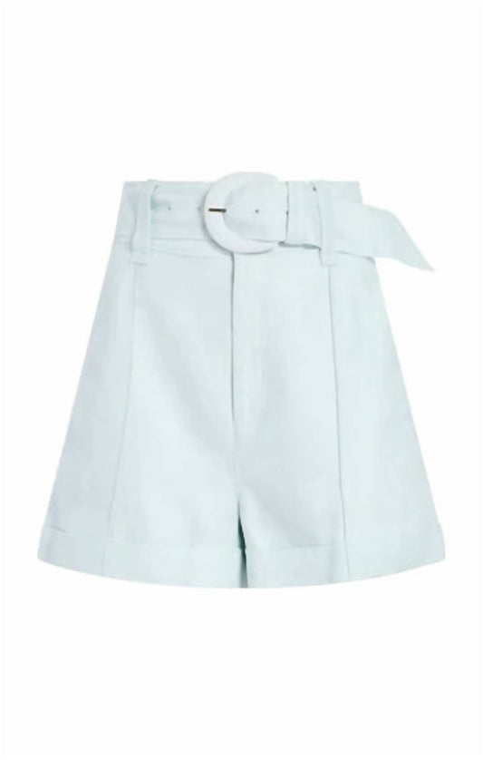 Cinq A Sept - Aldi Belted Wide-leg Linen Shorts