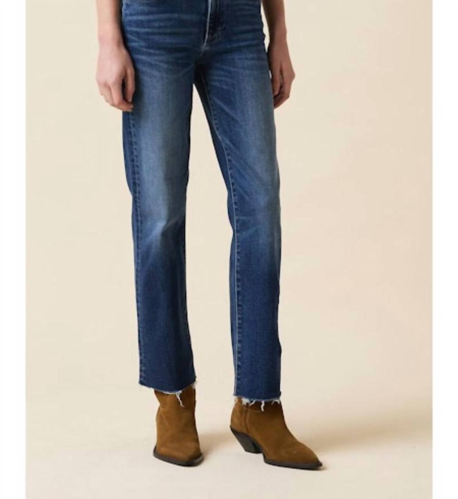 Le Jean - Sabine Straight Leg High Rise Jeans