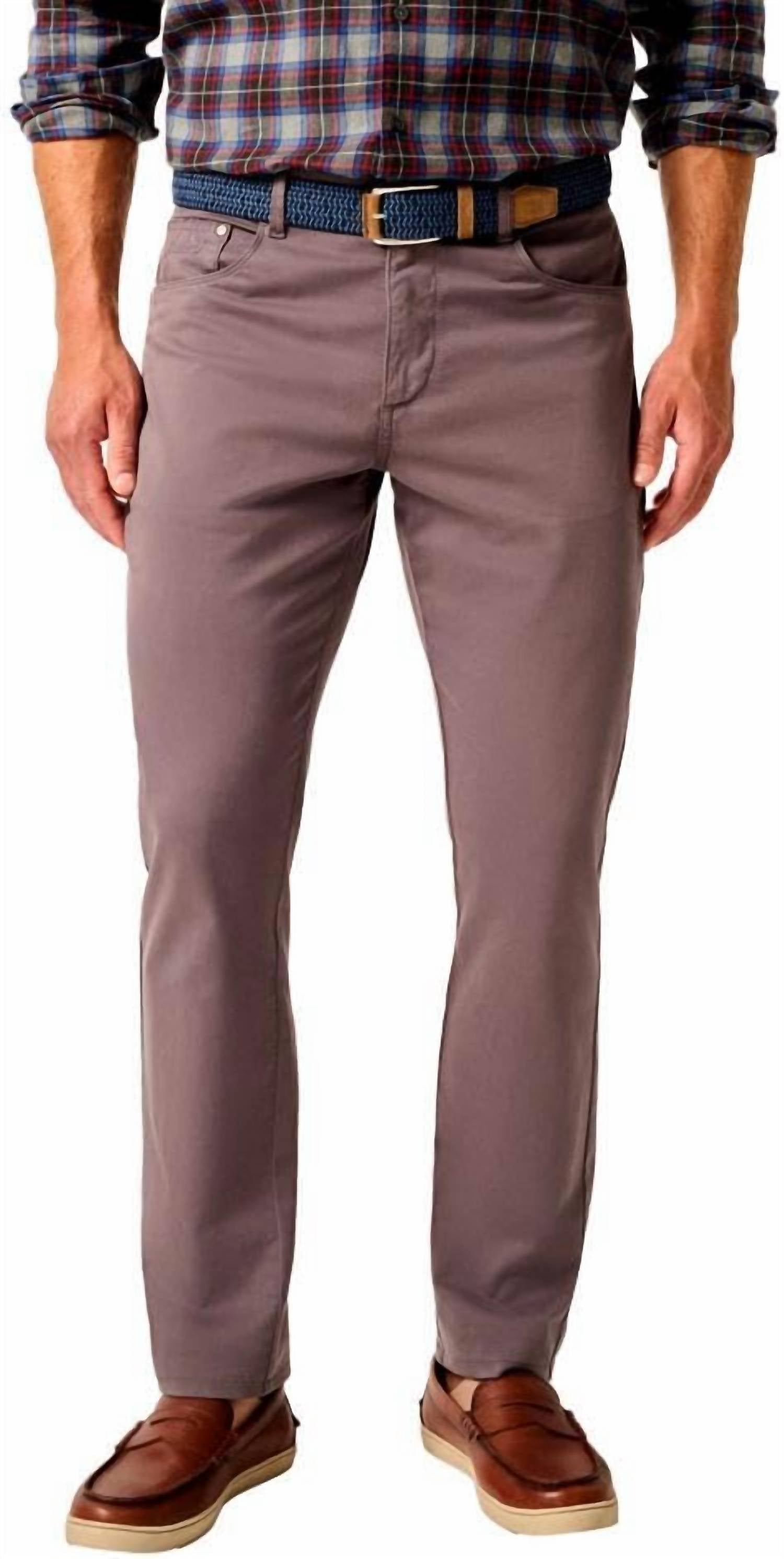 Johnnie-O - Men's Carmel Sateen 5-pocket Pant