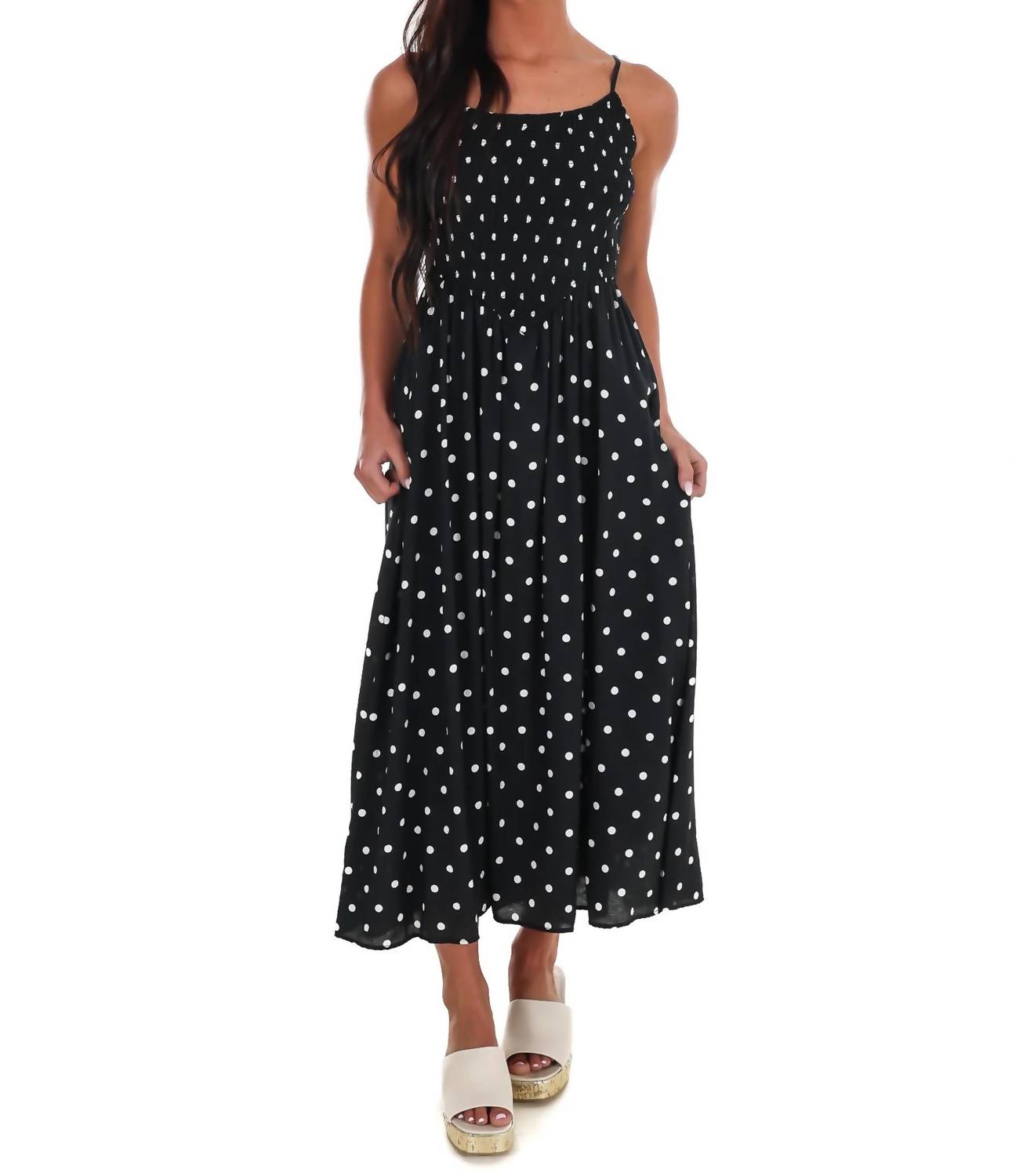 Blu Pepper - Women's Dottie Darling Midi Dress