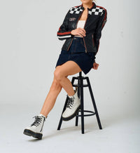 Mauritius - Racer Leather Jacket