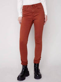 CHARLIE B Fringe Jean in cinnamon - women's jeans