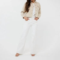 Esqualo - Judith Jacket With Embroidery Flowers