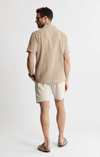 Jachs New York - Linen Suffolk Short Sleeve Camp Shirt