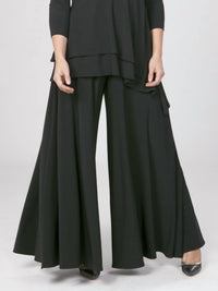 Sympli Women's Palazzo Pant in black - women's pants