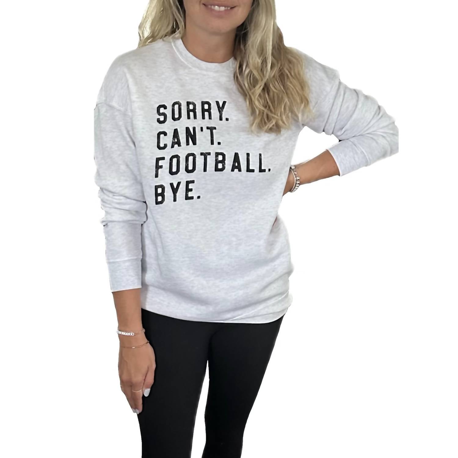 Oat Collective - Sorry Can’t Football Bye Crew Neck Sweatshirt