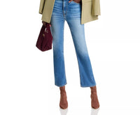 Re/Done - 70s High Rise Cropped Bootcut Jeans