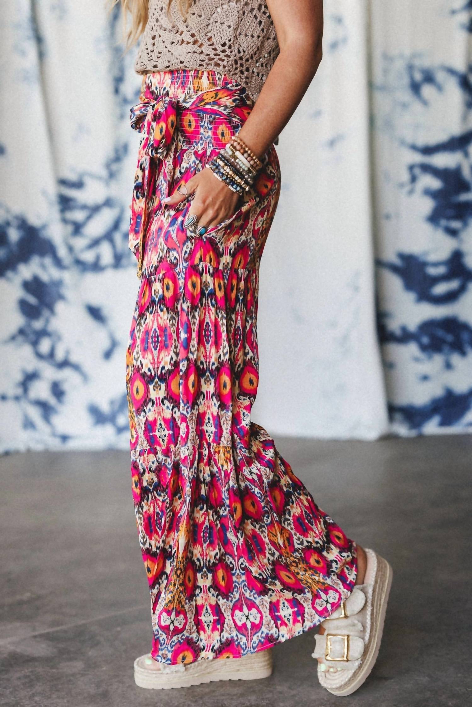 Three Bird Nest - Secret Admirer Printed Pants