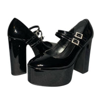 Aqua - Women's Emmy Ankle Strap Platform High Heel Pumps