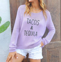 Wooden Ships - Tacos & Tequila Crew Cotton Sweater