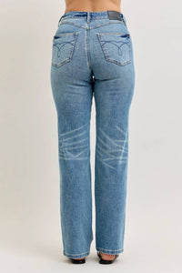 Judy Blue - High Waist Tummy Control Slim Straight Leg Jeans