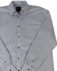 F/X Fusion Men's Micro Texture Top in gray - men's long sleeve top - detail view