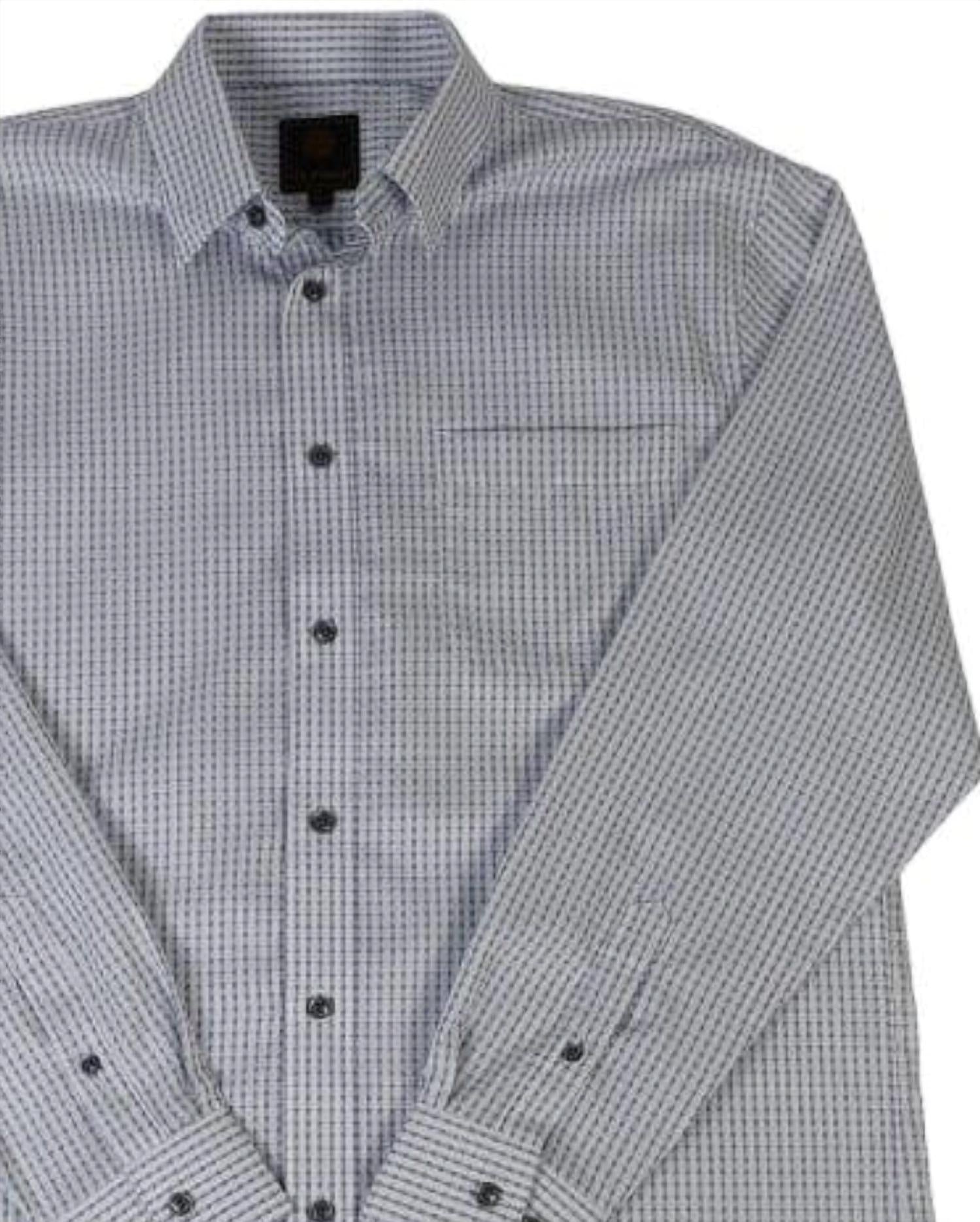 F/X Fusion Men's Micro Texture Top in gray - men's long sleeve top - detail view