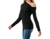 Ariella - Open Shoulder Ruched Top