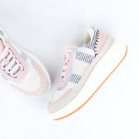 Gelato Women's Stella Sneaker in beige multi - women's sneaker - detail view