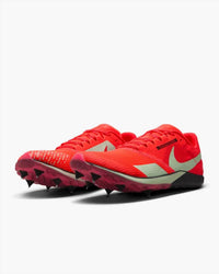 NIKE Men's Zoom Rival Xc 6 Shoe in bright crimson vapor green - men's shoe - detail view