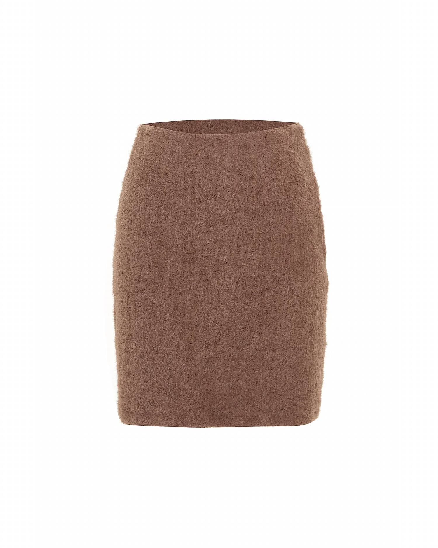 Theo The Label - Carme Plush Lace Pull-on Skirt