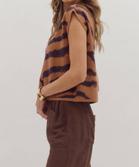 Entro - Mock Neck Sweater Top