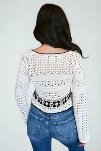 Vintage Havana - Cici Crochet Floral Cardigan