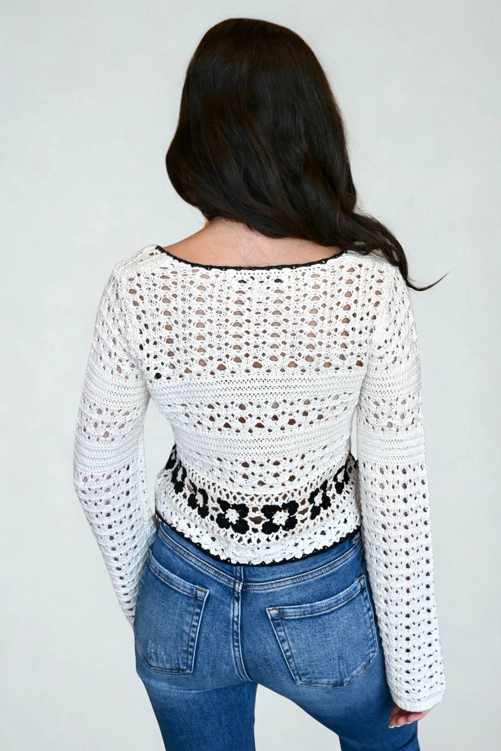 Vintage Havana - Cici Crochet Floral Cardigan