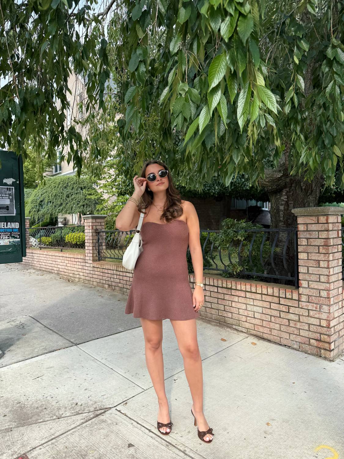 Le Lis - Baylee Strapless Sweater Mini Dress