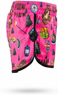 Flow Society Girls' Camp Lacrosse Shorts in pink - kids' shorts - alternate view