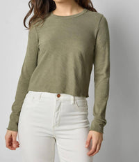 Lilla P - Long Sleeve Bias Cut Crew Tee