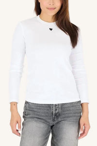 Kerri Rosenthal - Long Sleeve Rib Tee Top