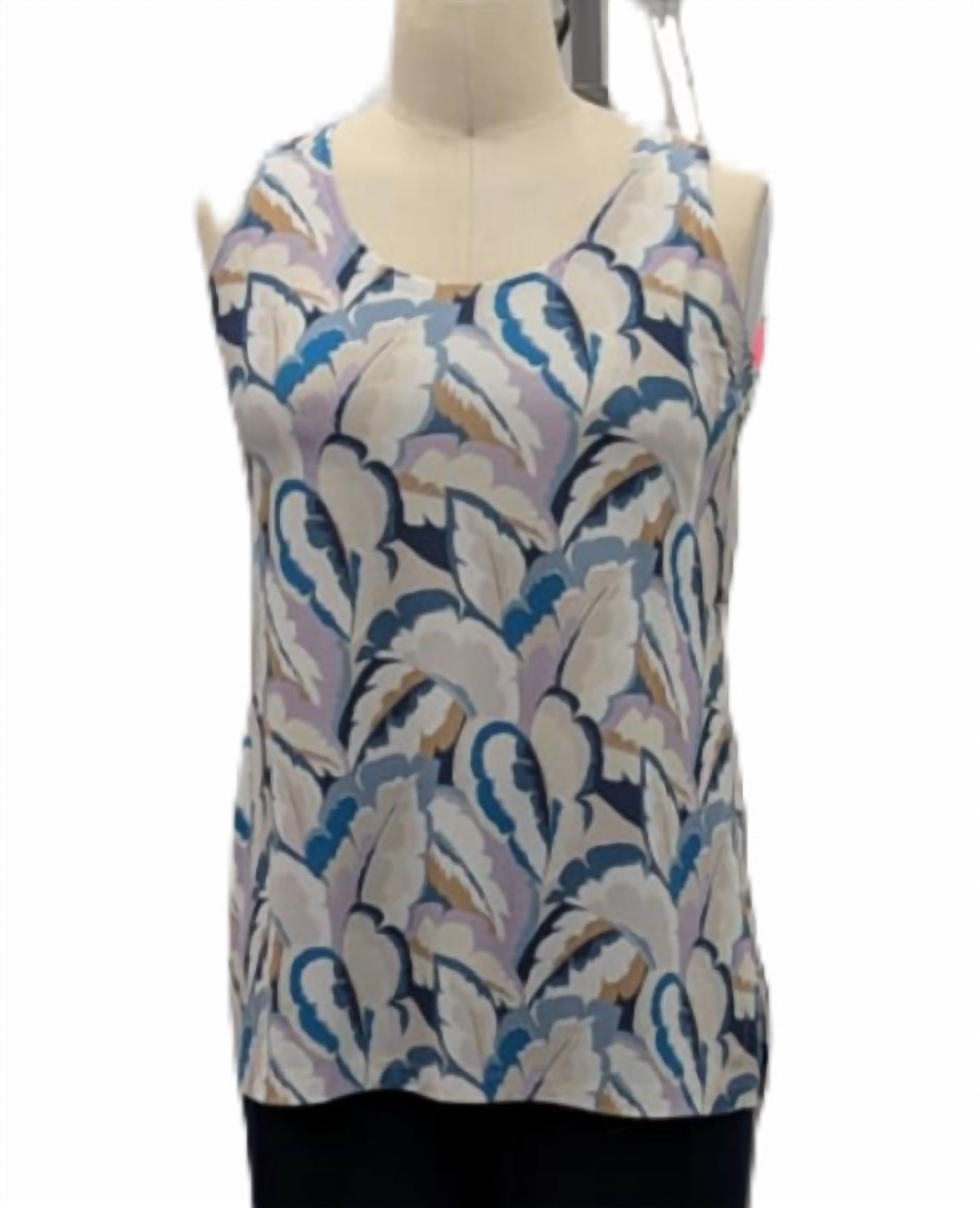 Sympli - Go To Tank Relax Print Top