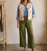 Ivy Jane - Quilted Scallop Vest
