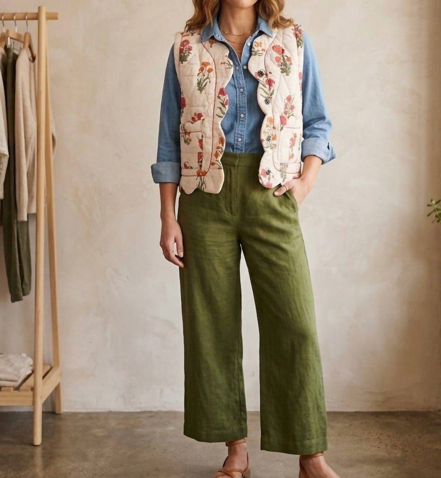 Ivy Jane - Quilted Scallop Vest
