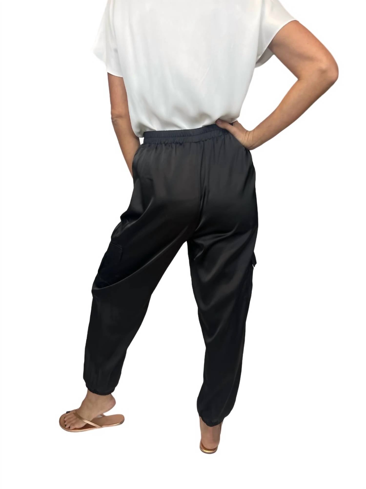 Kld. Signature - Satin Cargo Joggers