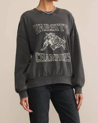 Z Supply - Varsity Long Sleeve Sunday Sweatshirt