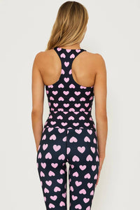Beach Riot Yara Top in love heart - women's intimate - detail view