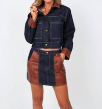 Needii - Dakota Faux Leather Duo Set