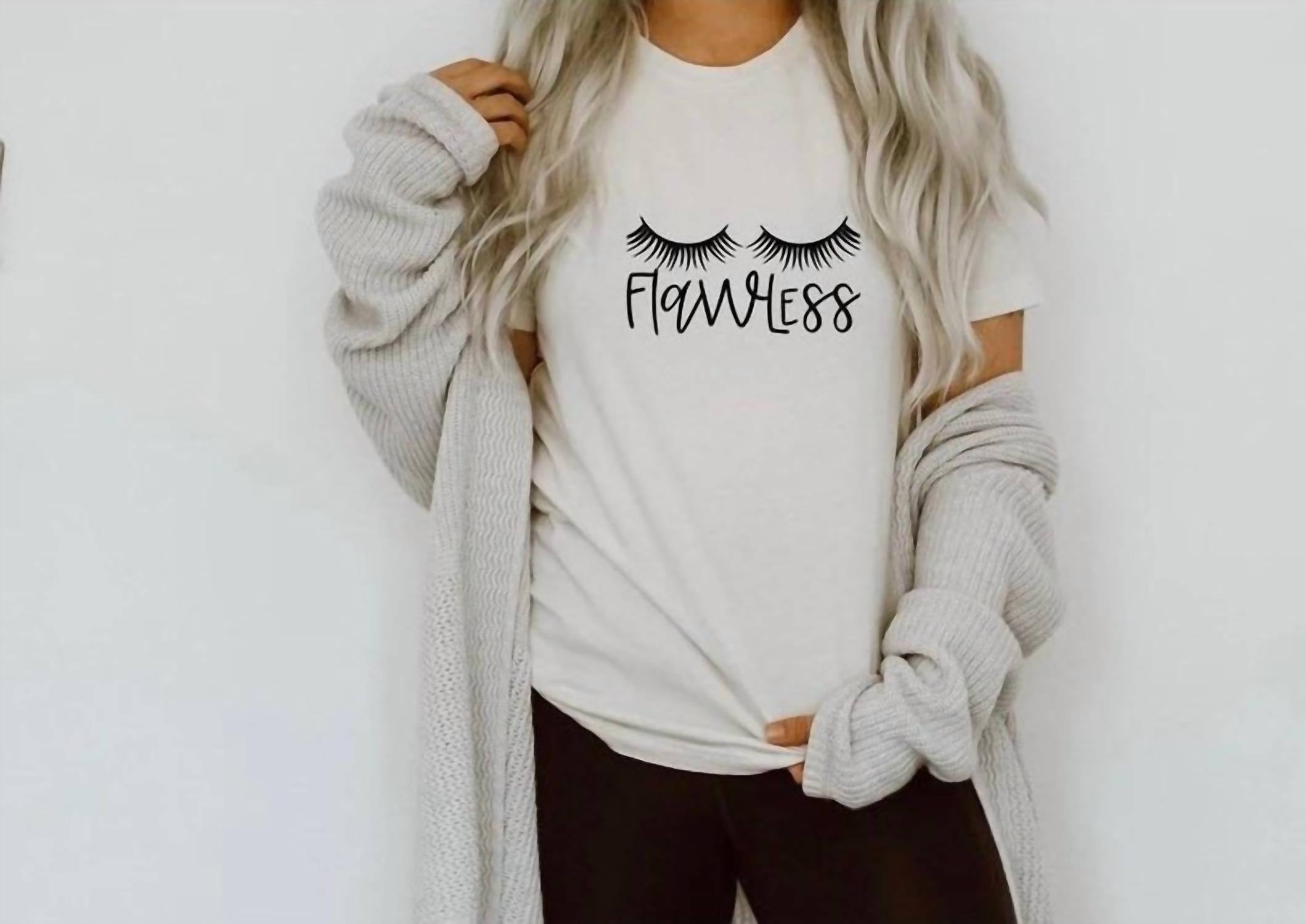 Tultex Apparel - Flawless Eyelash Graphic T-shirt