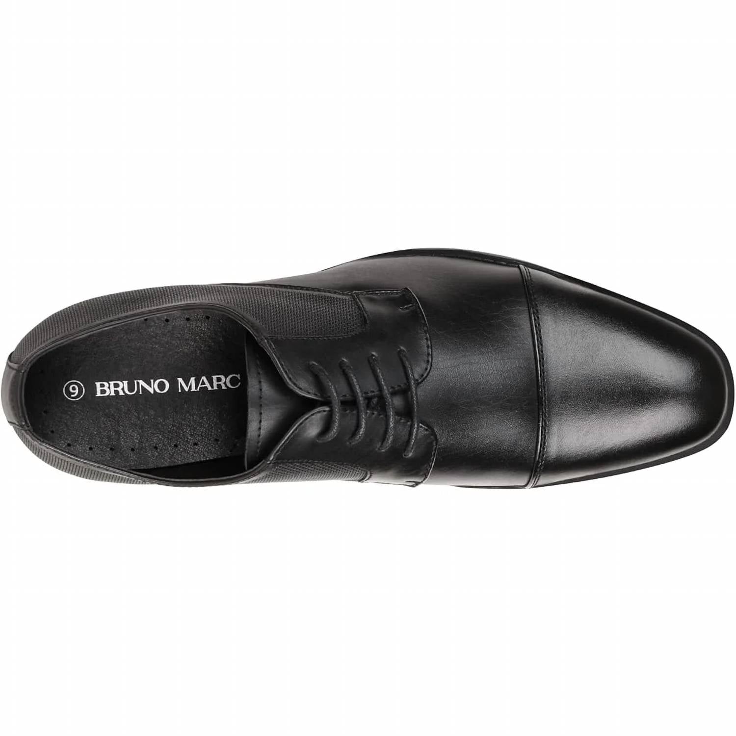 Bruno Marc - Men's Lace Up Faux Leather Oxford Dress Shoes