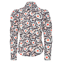 Loom London - Clara Pleat Shoulder Flower Print Shirt