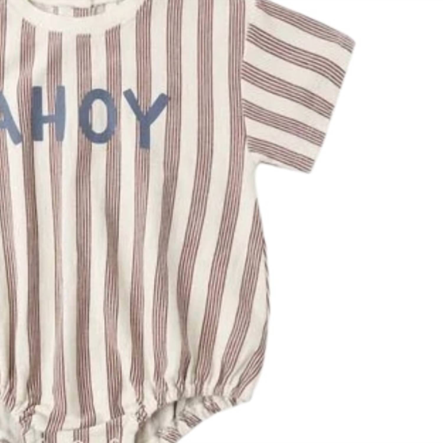 Rylee + Cru - Kid's Relaxed Bubble Ahoy Romper