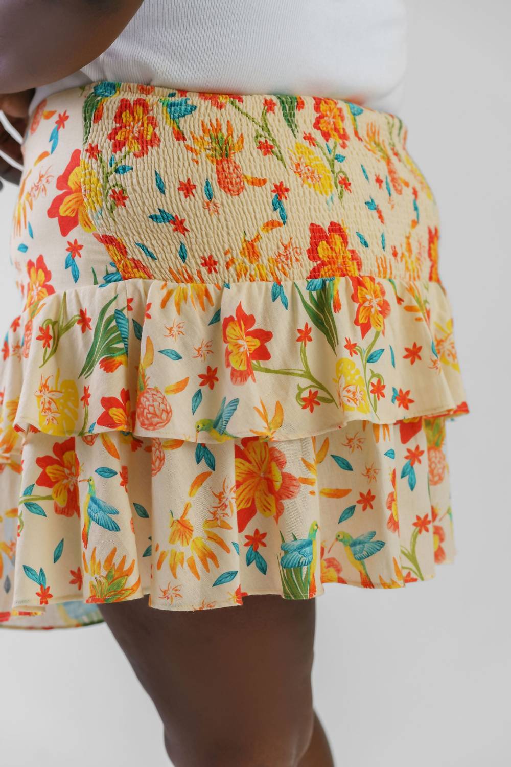 Guapa - Prana Ruffled Skirt - Plus