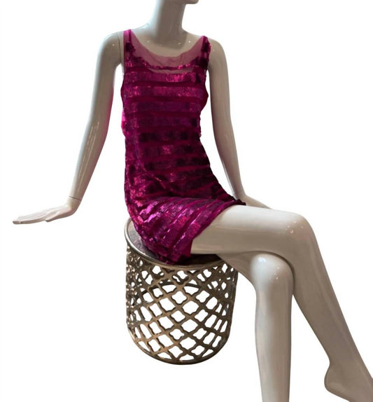 Theia - Sleeveless Sequin Dress