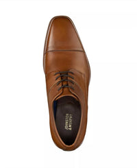 JOHNSTON & MURPHY Men's Archer Cap Toe Oxford Dress Shoes in brown - men's shoe - view 4
