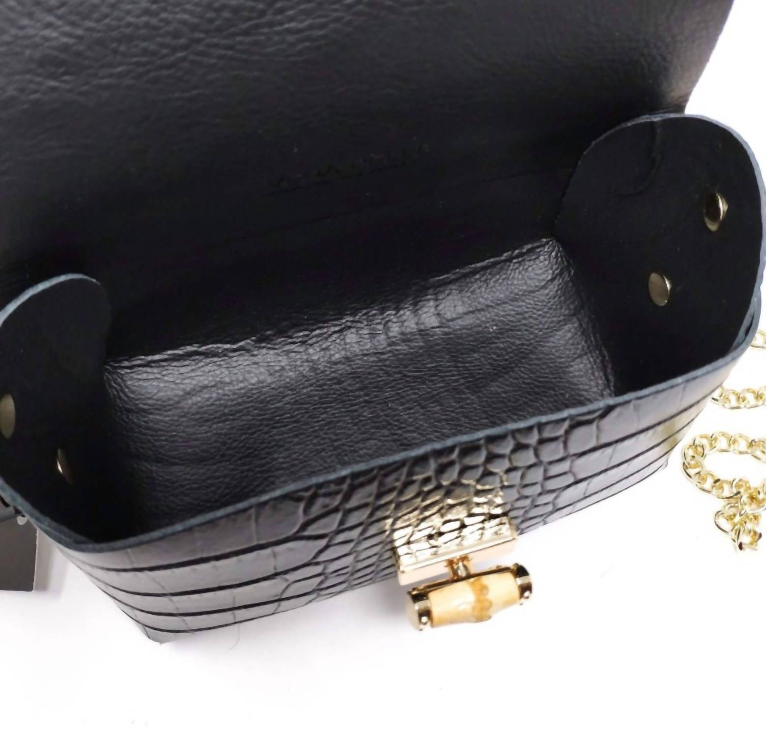 German Fuentes - Women's Leather Pouch Crossbody Bag