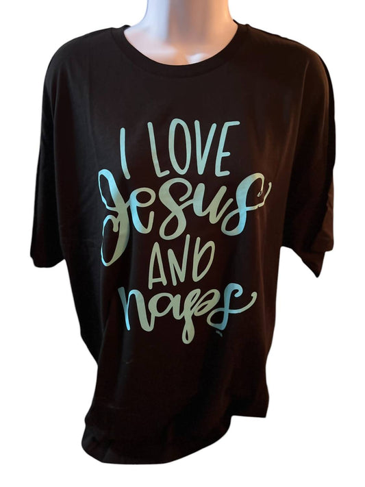 Cotton Heritage - Women's Jesus and Naps T-Shirt