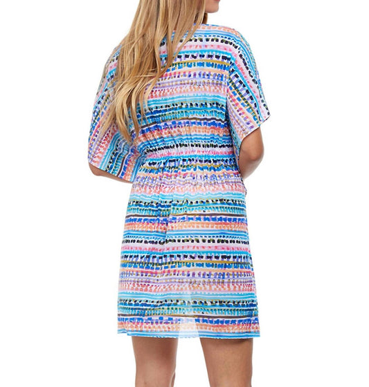 Profile By Gottex - V-Neck Mesh Tunic Cover Up