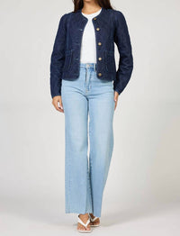DEAR JOHN DENIM Kit Denim Jacket in naval academy - women's jacket - view 4